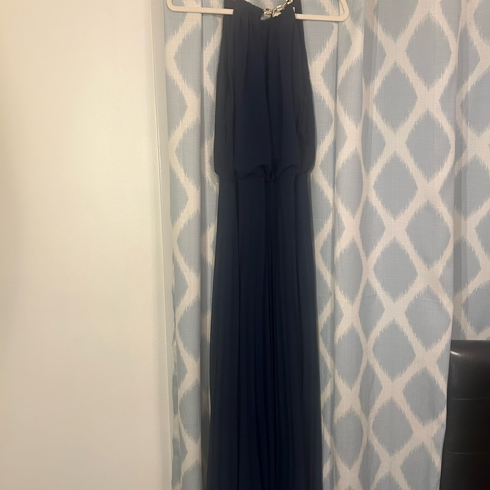 Bisou Bisou Dark Blue Maxi Dress